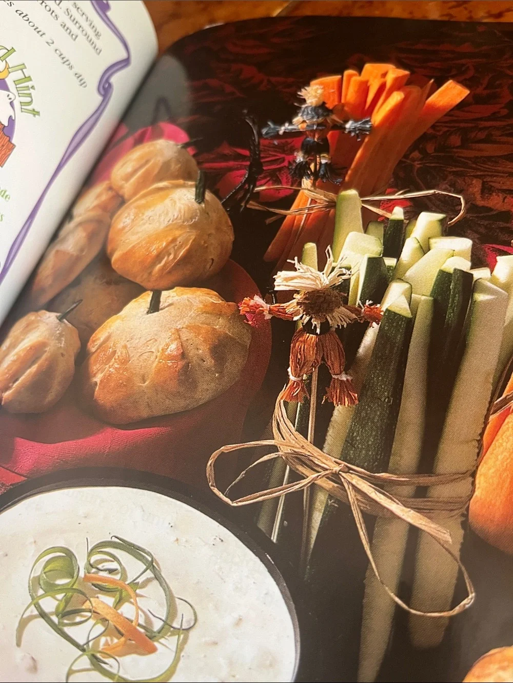 Frightfully Fun Halloween Recipes Cookbook - Bright Orange & Green Cover